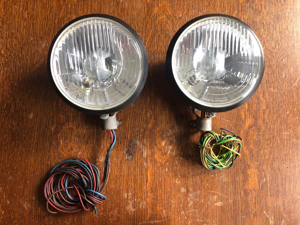 Hella H4 Mistlampen - Oldtimer look - Set van 2, Auto-onderdelen, Verlichting, Ophalen of Verzenden, Gebruikt, Universele onderdelen