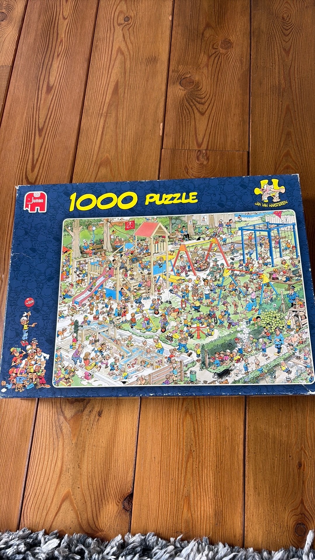 Jvh jan van haasteren de speeltuin 1000 stukjes puzzel, Ophalen, 500 t/m 1500 stukjes, Zo goed als nieuw