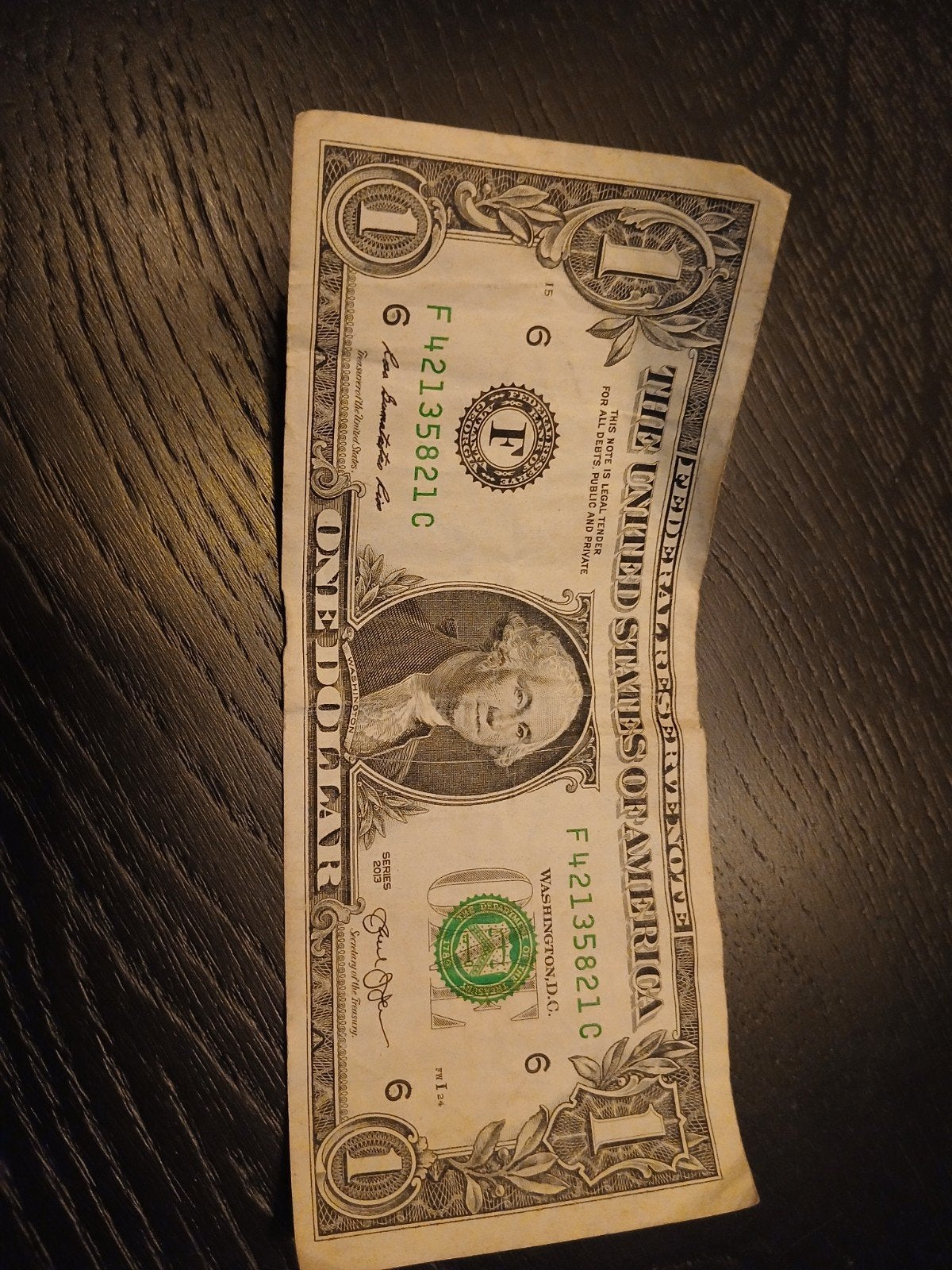 Amerikaanse 1 dollar biljet - George Washington, Postzegels en Munten, Bankbiljetten | Amerika, Ophalen of Verzenden, Noord-Amerika