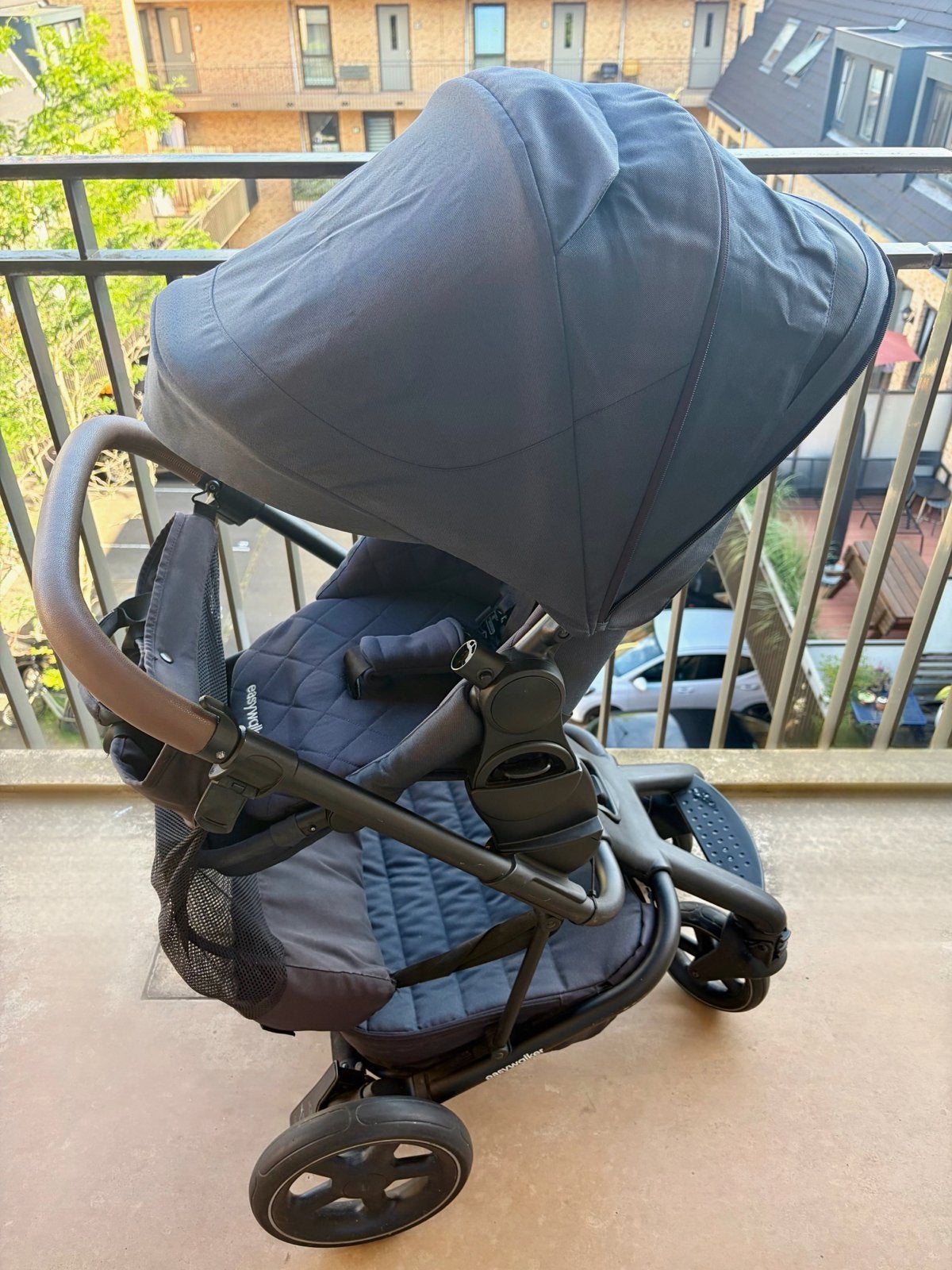 Easywalker Harvey 2 Premium Sapphire Blue + Accessoires, Gebruikt, Combiwagen, Met reiswieg, Ophalen