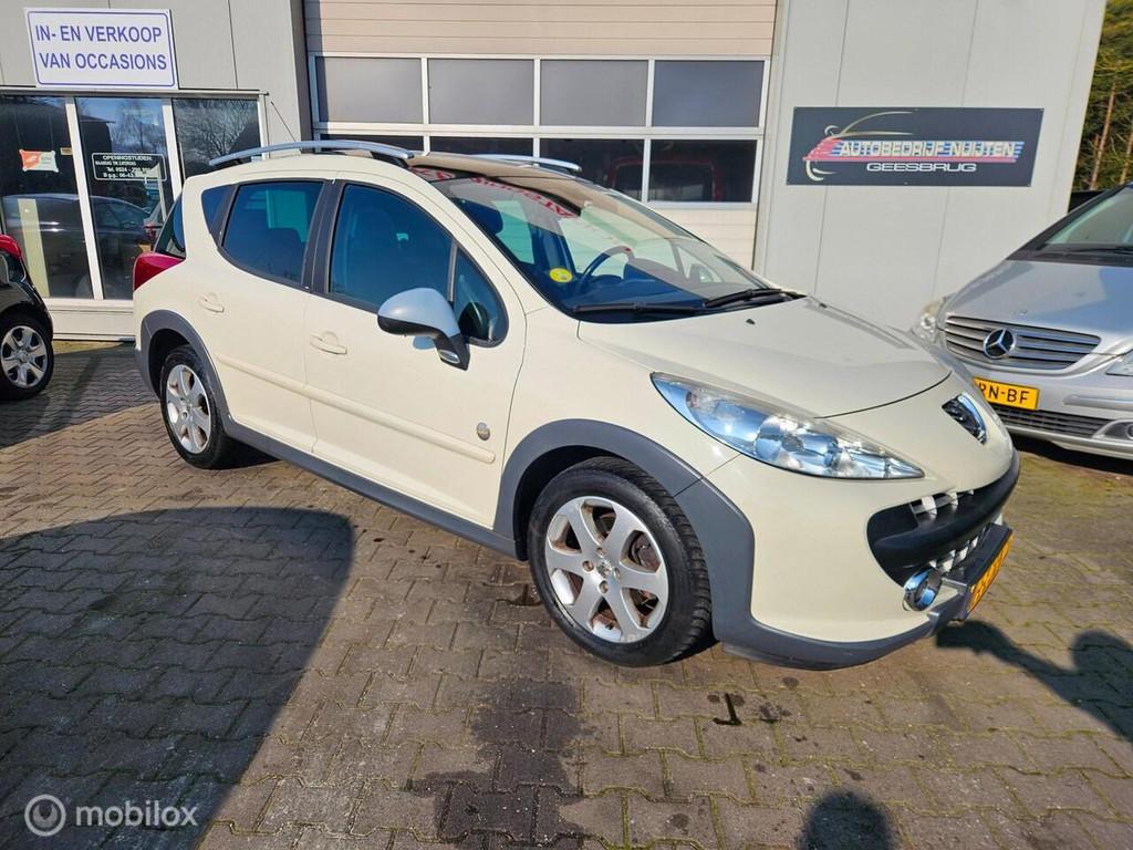 Peugeot 207 SW Outdoor 1.6 VTi XS, Gebruikt, 4 cilinders, Automatische klimaatregeling, Origineel Nederlands