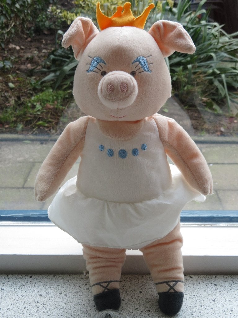 Varken van IKEA Cirkus ballerina met geel kroontje, IKEA, Overige typen, Ophalen of Verzenden, Zo goed als nieuw