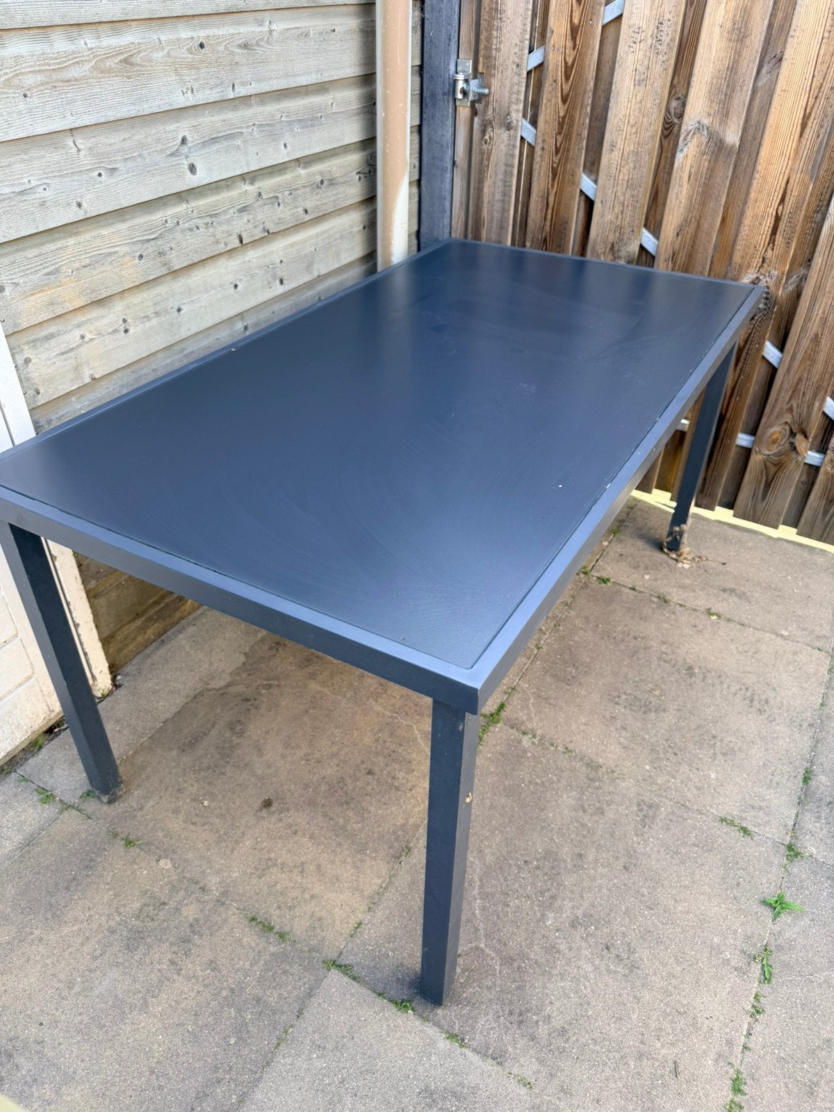 Central Park tuintafel Almunda aluminium/glas, Tuin en Terras, Ophalen of Verzenden, Zo goed als nieuw, Rechthoekig, Aluminium
