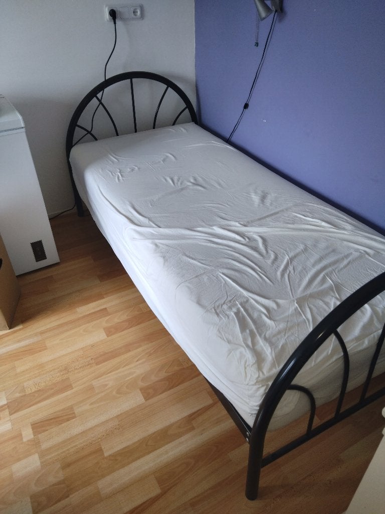 eenpersoonsbed, Ophalen, Gebruikt, 90 cm, Eenpersoons