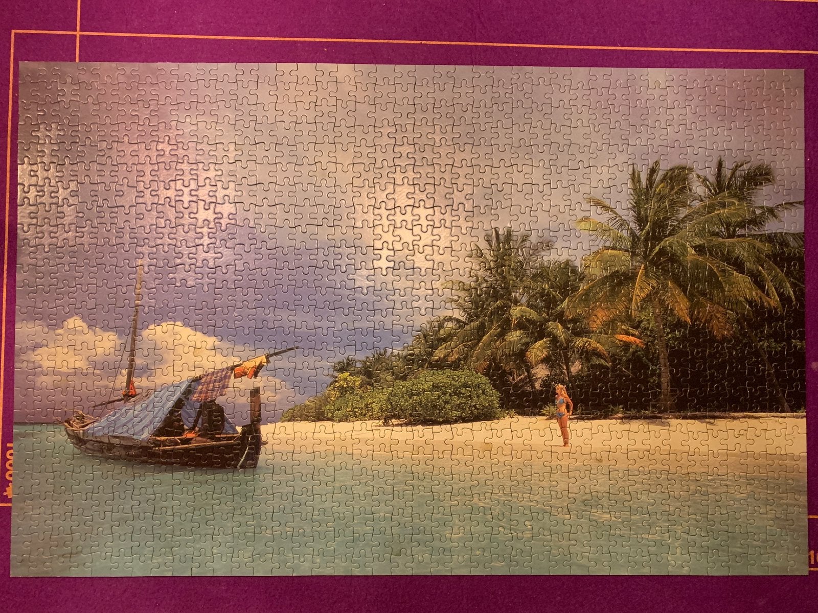 Puzzel strand, Ophalen of Verzenden, 500 t/m 1500 stukjes, Zo goed als nieuw