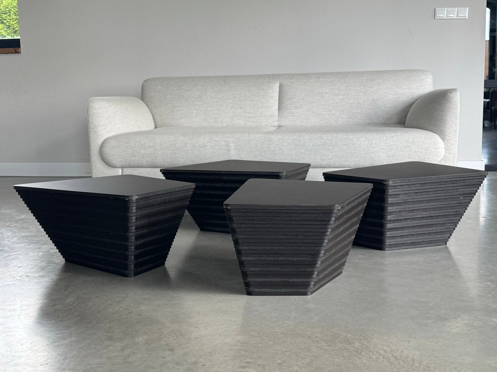 Set van 4 Design Salontafels - Modern en Stijlvol, Huis en Inrichting, Tafels | Salontafels, Overige materialen, Design pode rolf benz