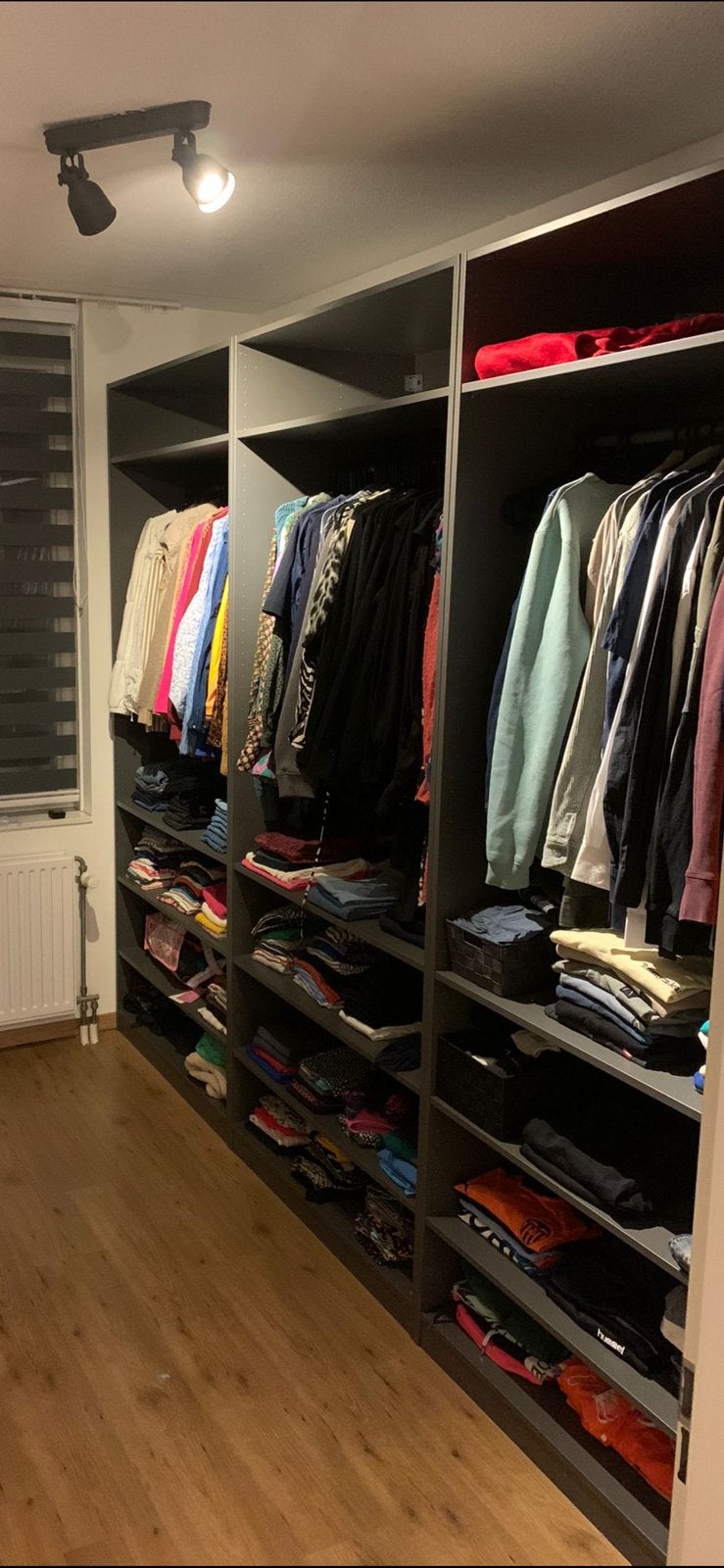 Ikea PAX kast grijs, Huis en Inrichting, Kasten | Kledingkasten, Ophalen, 200 cm of meer, 50 tot 100 cm, Zo goed als nieuw