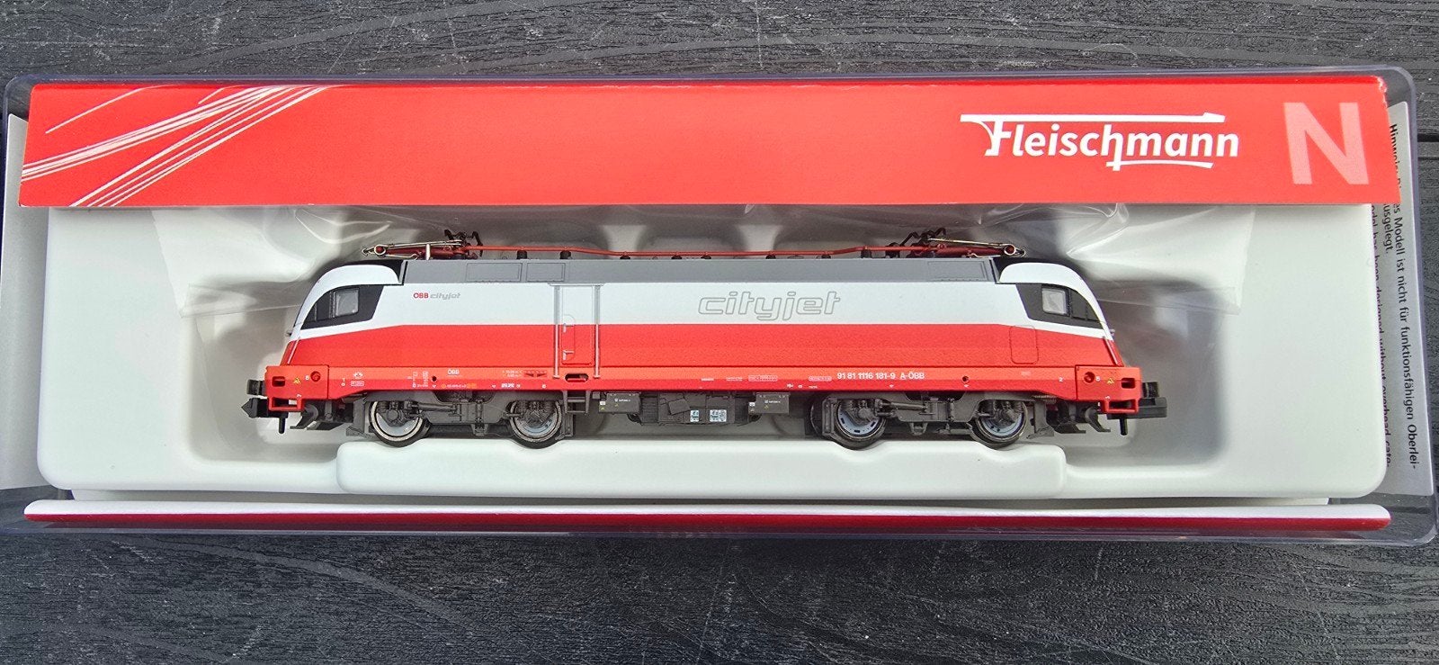 Fleischmann 7570016 OBB cityjet dcc sound top ovp!, Hobby en Vrije tijd, Modeltreinen | N-Spoor, Fleischmann, Ophalen of Verzenden