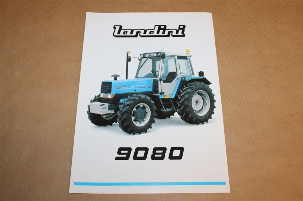 Traktor folder - Landini 9080 - 1996, Ophalen of Verzenden, Zo goed als nieuw, Tractor en Landbouw