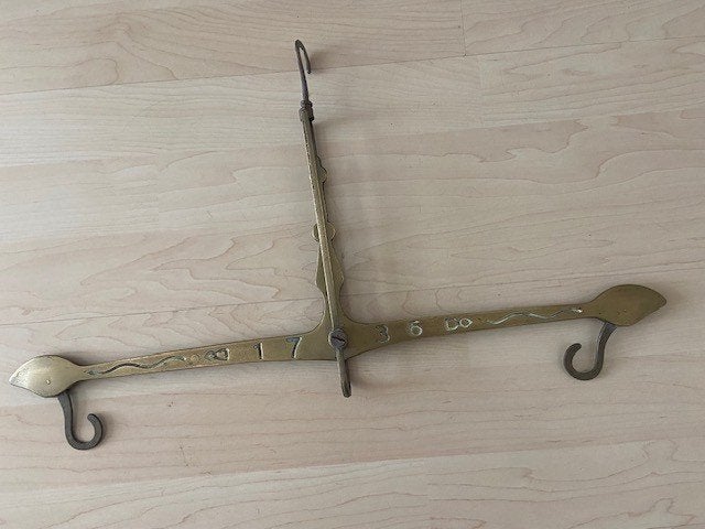 Antieke plantenhanger/weegschaal zonder bakjes, Antiek en Kunst, Ophalen of Verzenden