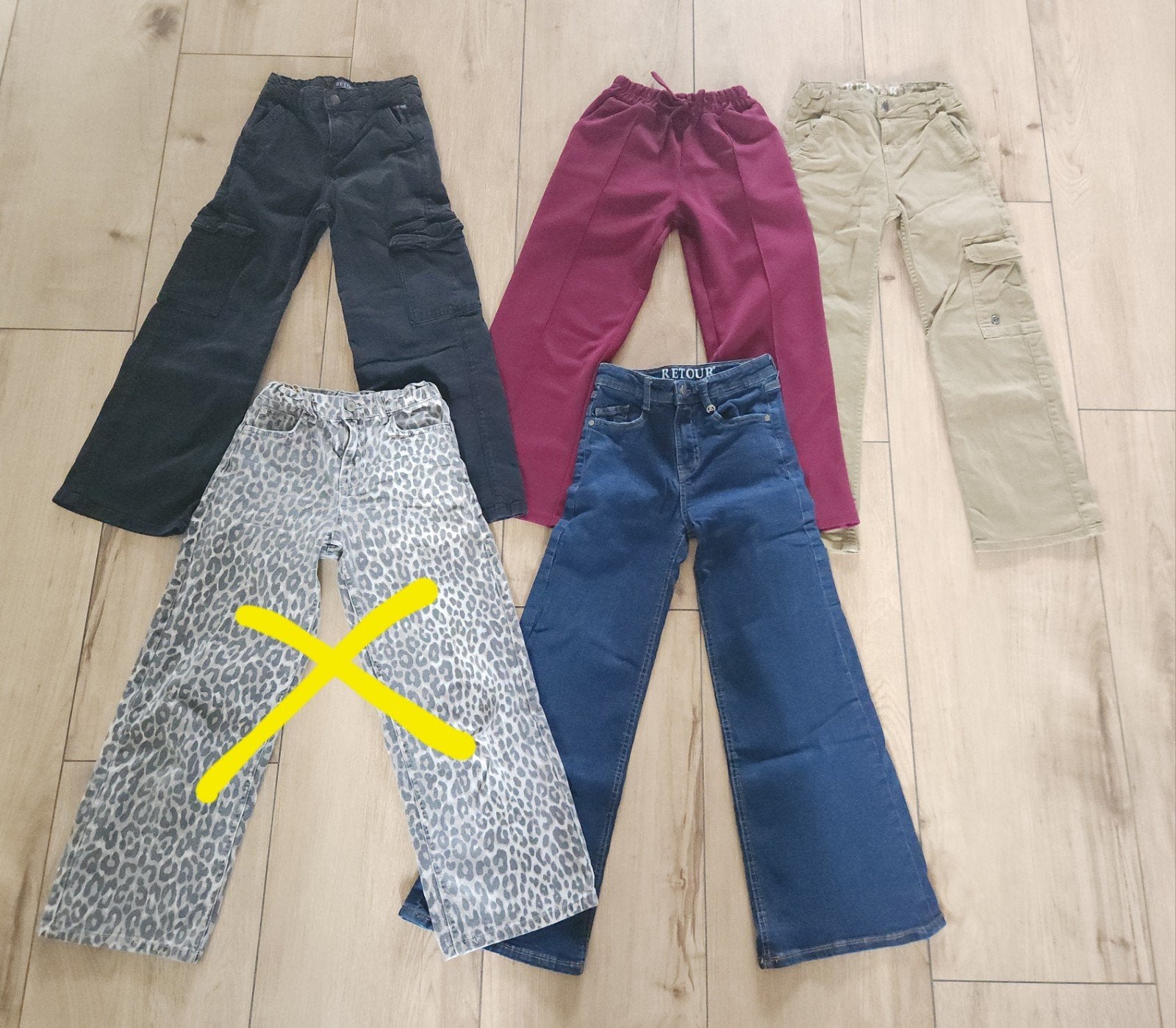 4 Meiden Broeken Maat 140, Ophalen of Verzenden, Gebruikt, Meisje, Broek