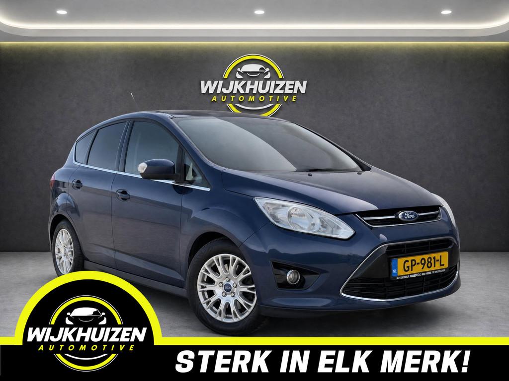 Ford C-Max 1.6 SCTi Titanium met Climate ! Navigatie ! Vol o, Voorwielaandrijving, Gebruikt, Zwart, 4 cilinders