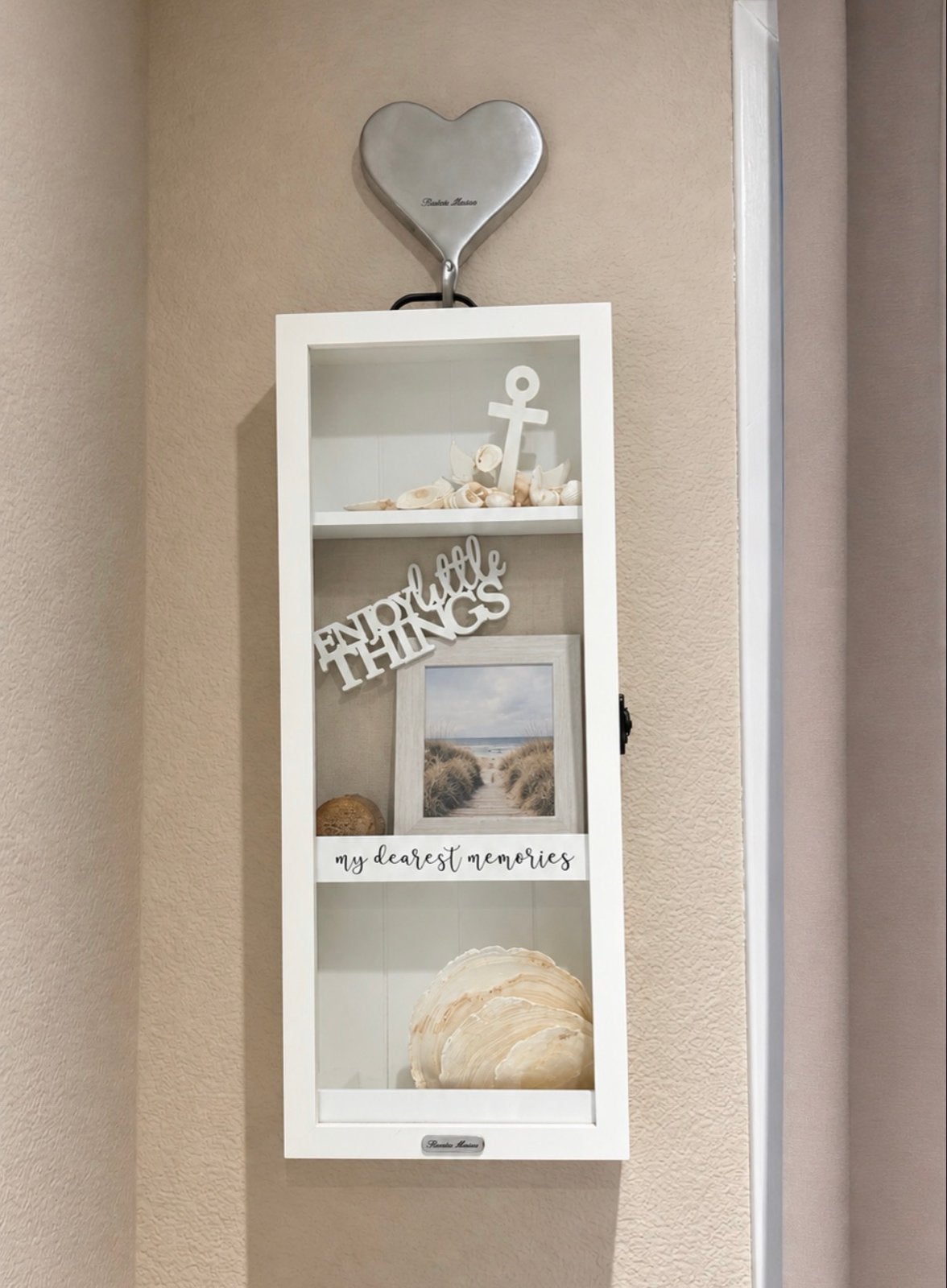 Riviera Maison lijst met haak - Decoratieve wandkast, Hout, Gebruikt, Ophalen of Verzenden, Landelijk
