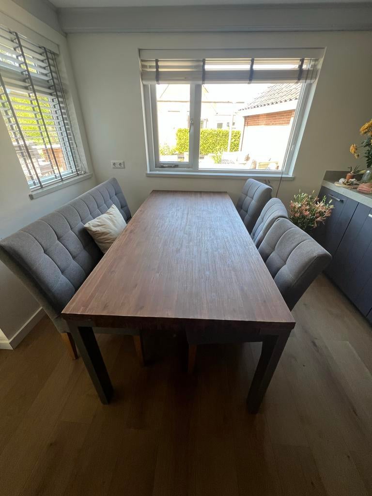 Eettafel keukentafel, Huis en Inrichting, Tafels | Eettafels, Ophalen, 50 tot 100 cm, Zo goed als nieuw, Vijf personen of meer