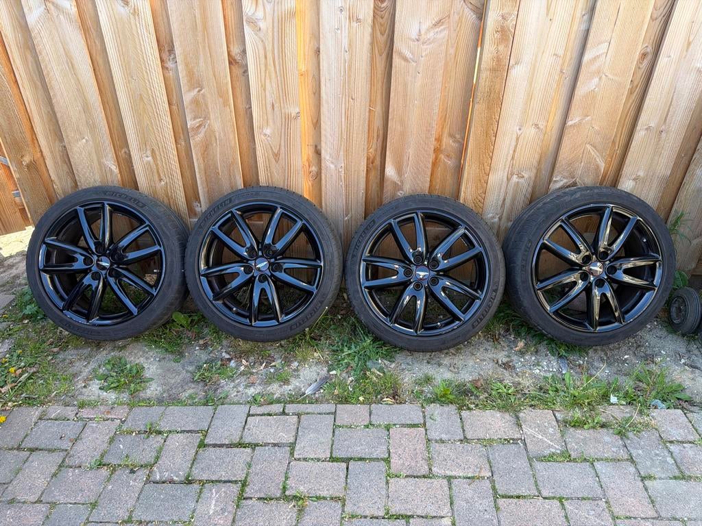 Mini Clubman JCW ZOMERSET Michelin Pilot Sport 4 banden, Auto-onderdelen, Ophalen, 18 inch, Gebruikt, Banden en Velgen