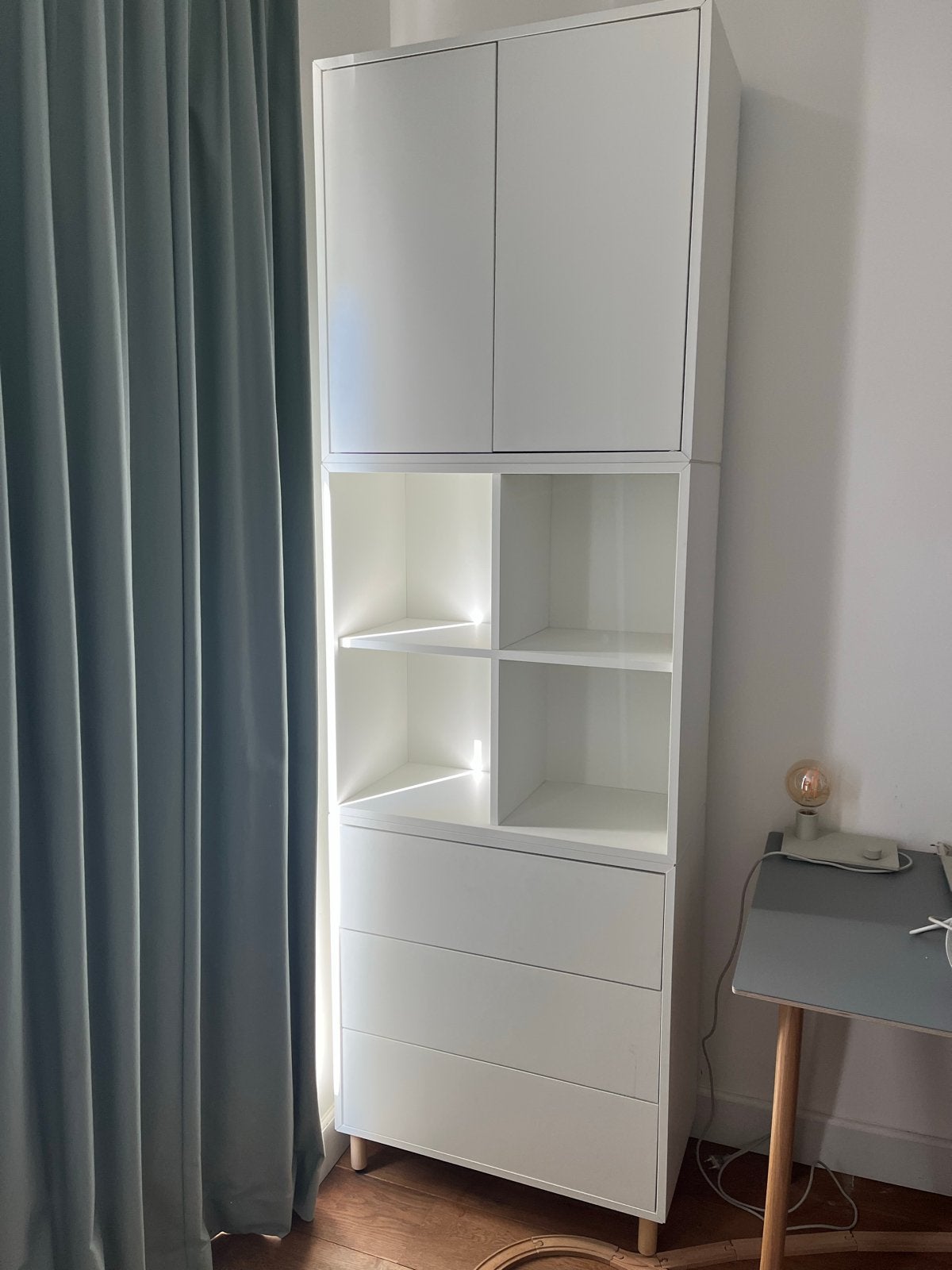 Ikea kast - Zo goed als nieuw - H220xB70xD35cm, Huis en Inrichting, Ophalen, 200 cm of meer, 50 tot 100 cm, Zo goed als nieuw