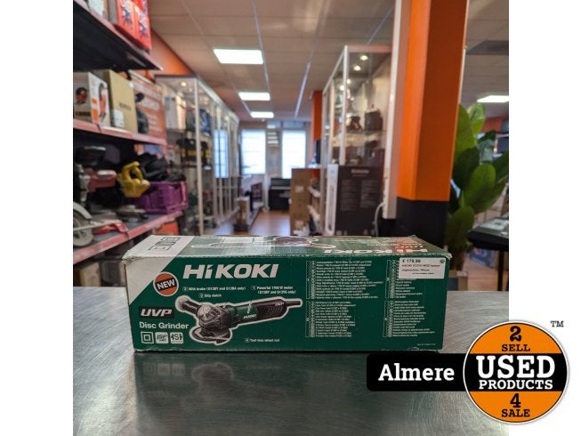 HiKOKI G13YG WQZ haakse slijpmachine | Nieuw, Hikoki, Nieuw, Support@hikoki.com, 5-1, Nishiarai, 3-chome, Adachi-ku, 
Tokyo 123-0843
Japan