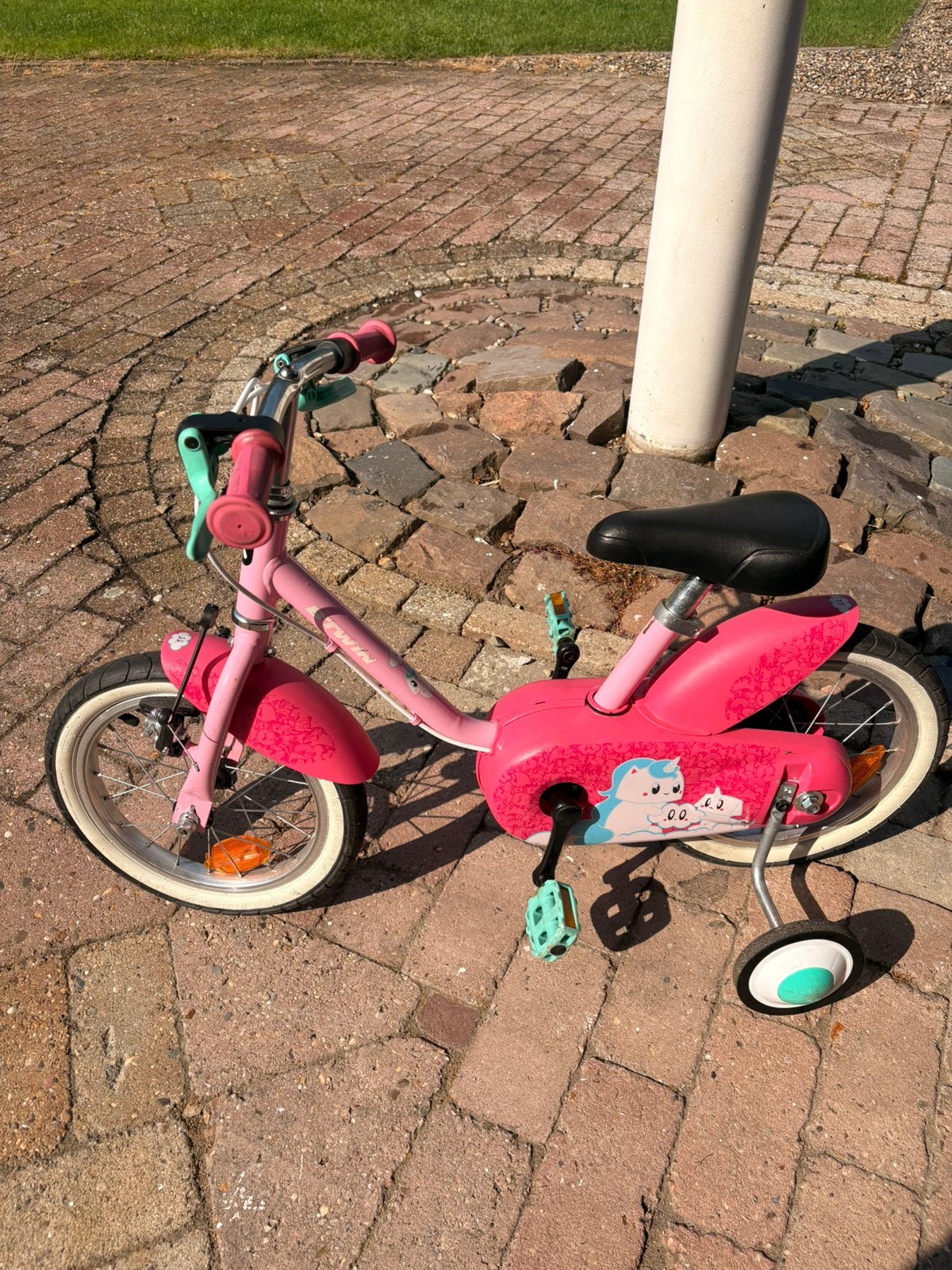 Fiets roze Unicorn van Btwin, Ophalen, Zo goed als nieuw