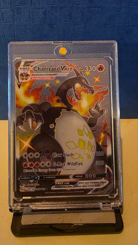 Charizard VMAX SV107/SV122 Shining Fates, Verzenden, Zo goed als nieuw, Losse kaart, Foil