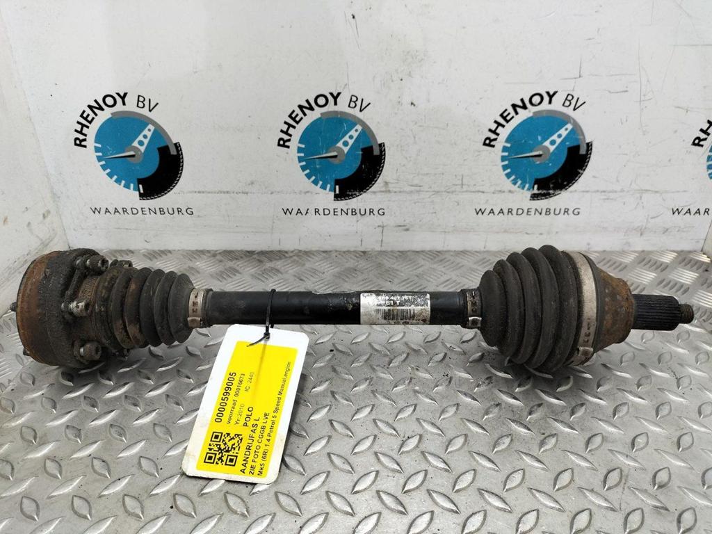 VOLKSWAGEN POLO 6R 1.4-16V Comfortline  AANDRIJFAS L 2010, Ophalen of Verzenden, Gebruikt, Stiba lid
