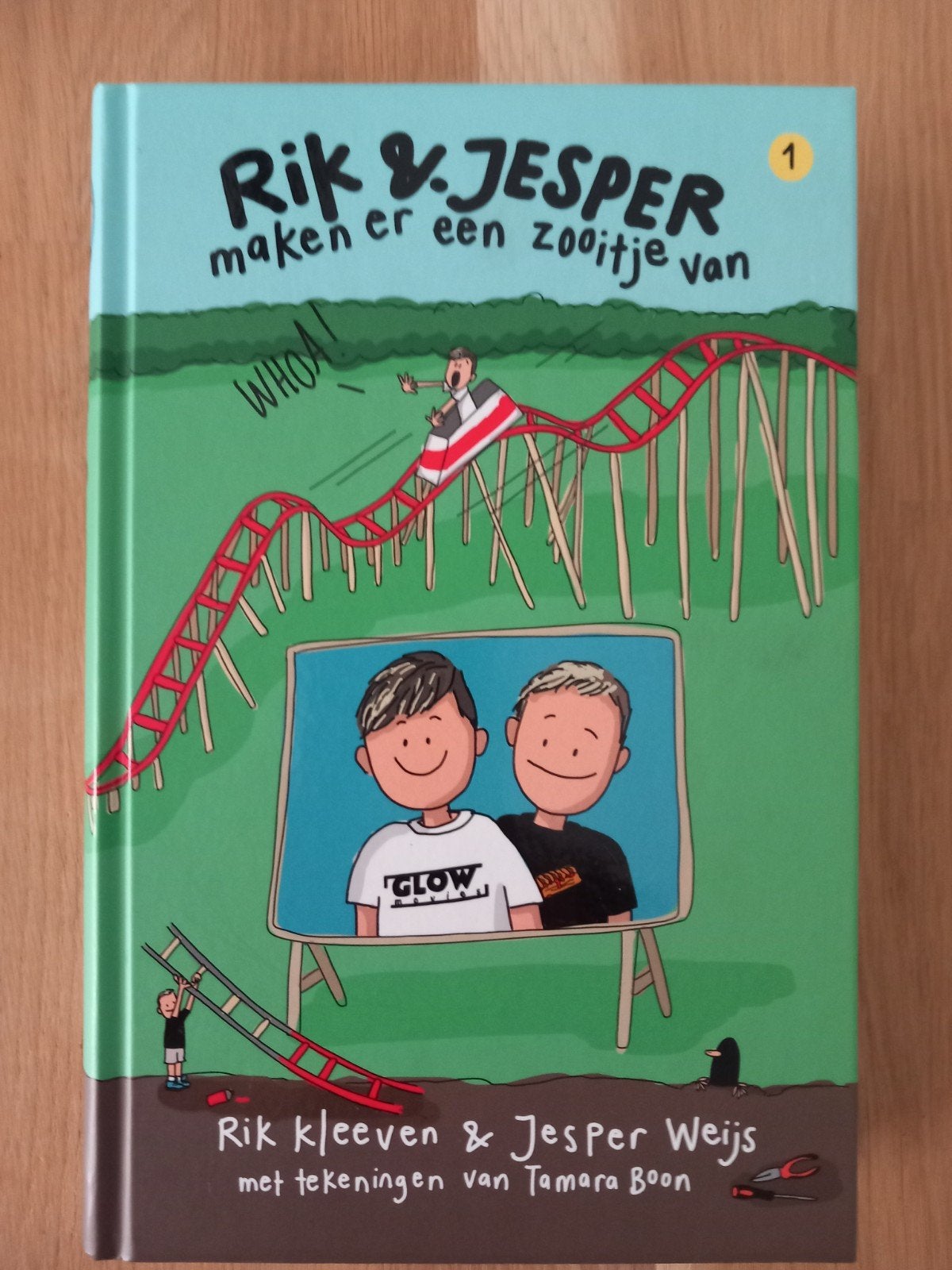 Rik Kleeven - Rik en Jesper maken er een zooitje van, Fictie algemeen, Rik Kleeven; Jesper Weijs, Ophalen of Verzenden, Zo goed als nieuw
