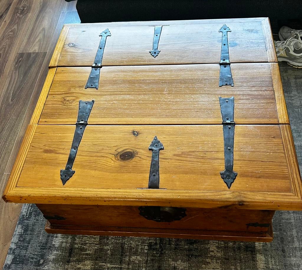 Tafel kist, Ophalen, Gebruikt, 50 tot 100 cm, Vierkant