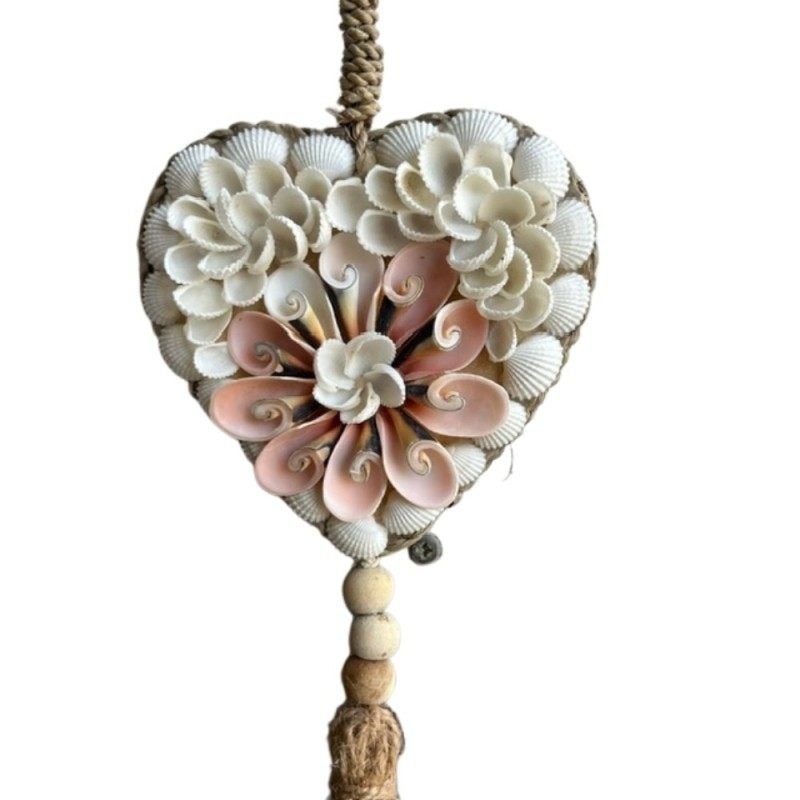 String heart shell 48x13, Huis en Inrichting, Ophalen, Boho, Meerkleurig, Nieuw