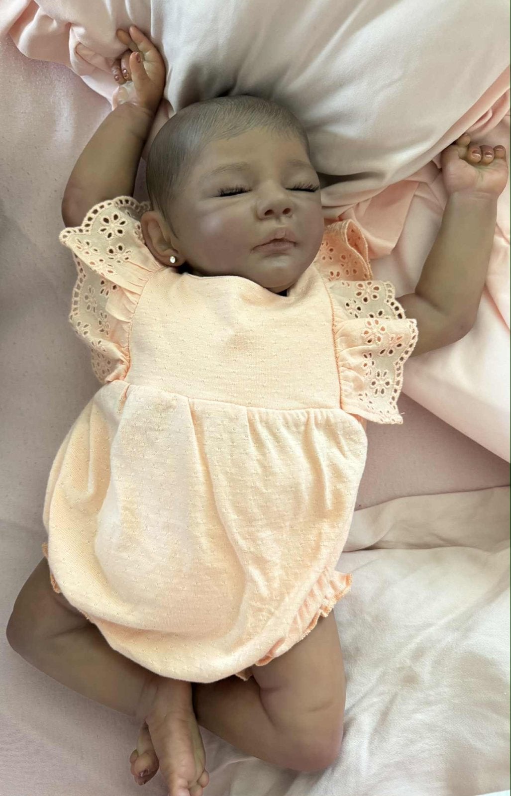 Realistische Reborn Babypop - Handgemaakt en Levensecht, Ophalen of Verzenden, Zo goed als nieuw, Babypop