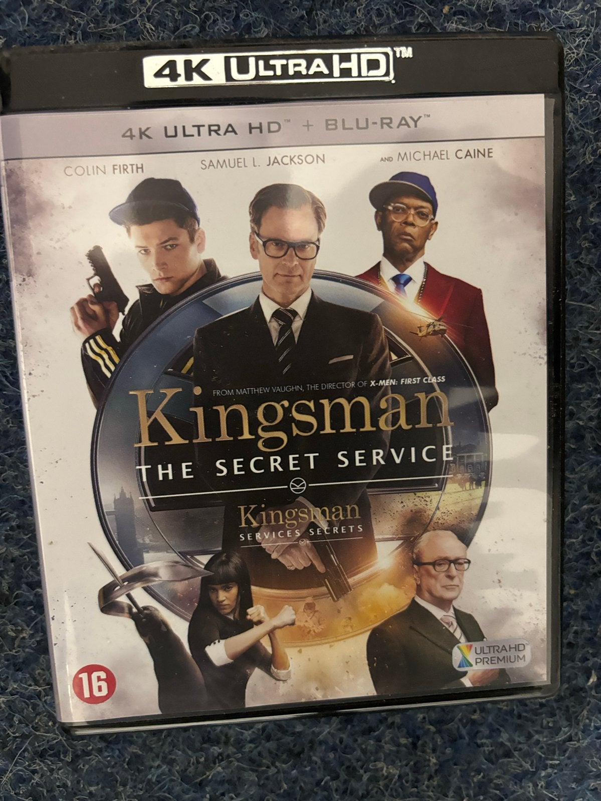 Kingsman: The Secret Service 4K Ultra HD + Blu-Ray, Cd's en Dvd's, Blu-ray, Ophalen of Verzenden, Zo goed als nieuw, Actie