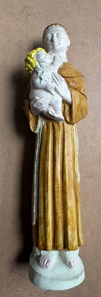 Gipsen beeldje van Sint Antonius van Padua, Ophalen of Verzenden