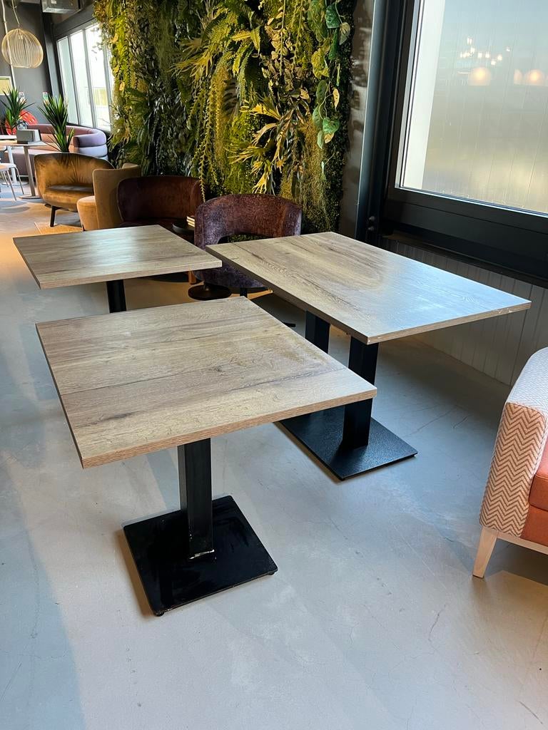 Drie tafels met diverse onderstellen - aanpasbaar!, Huis en Inrichting, Ophalen of Verzenden