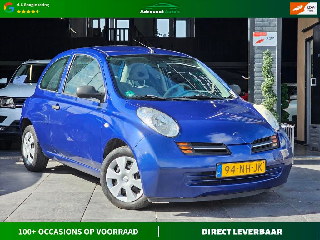 Nissan Micra 1.2 Visia|2e eig|Airco|El.Ramen|NAP|APK, Auto's, Nissan, Voorwielaandrijving, Stof, Gebruikt, 31 €/maand