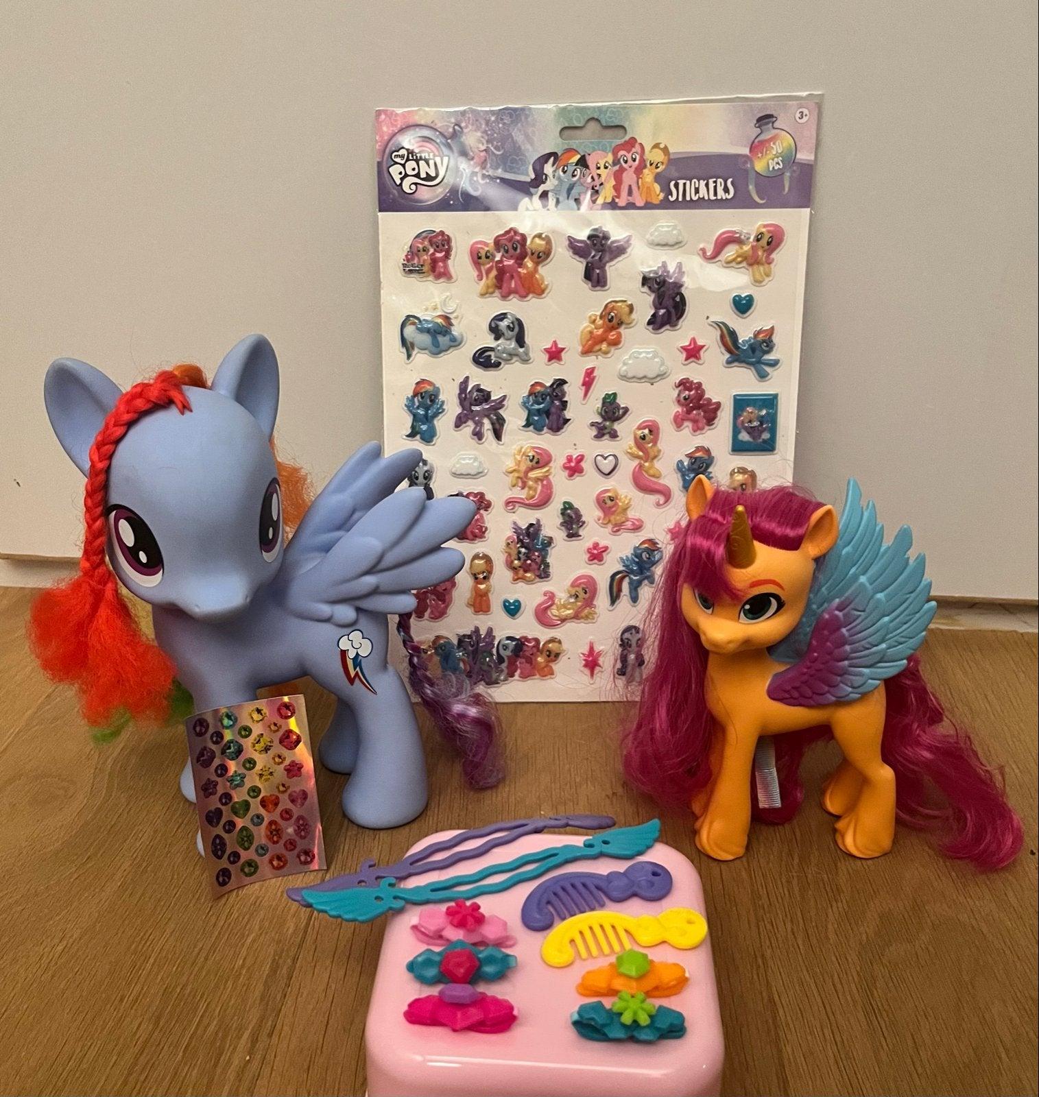 My Little Pony speelset met 2 pony's en accessoires, Ophalen, Gebruikt, Meisje