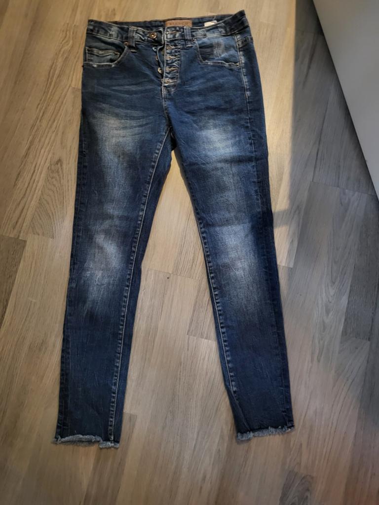 Bianco jeans maat 36, Kleding | Dames, Spijkerbroeken en Jeans, Ophalen of Verzenden, Zo goed als nieuw, Blauw, W28 - W29 (confectie 36)