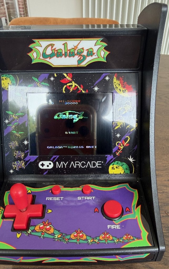 Mini Galaga arcade kast, Ophalen of Verzenden, Zo goed als nieuw