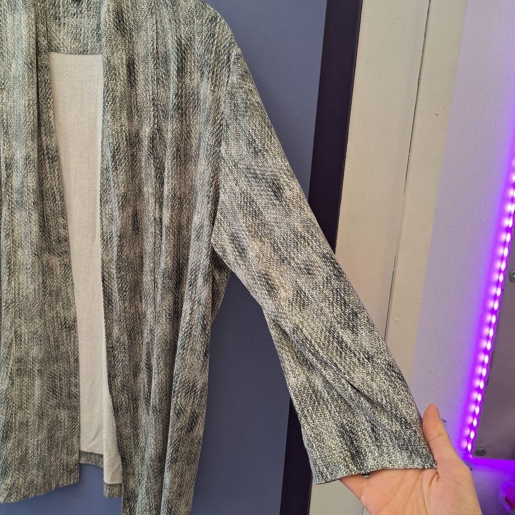 Rabe vestje dun materiaal grijs tinten openvallend 46 48289, Kleding | Dames, Truien en Vesten, Rabe, ., Maat 42/44 (L), Ophalen of Verzenden
