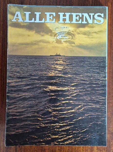 Alle Hens maandblad Koninklijke Marine 1971, Ophalen, Marine, Nederland, Embleem of Badge