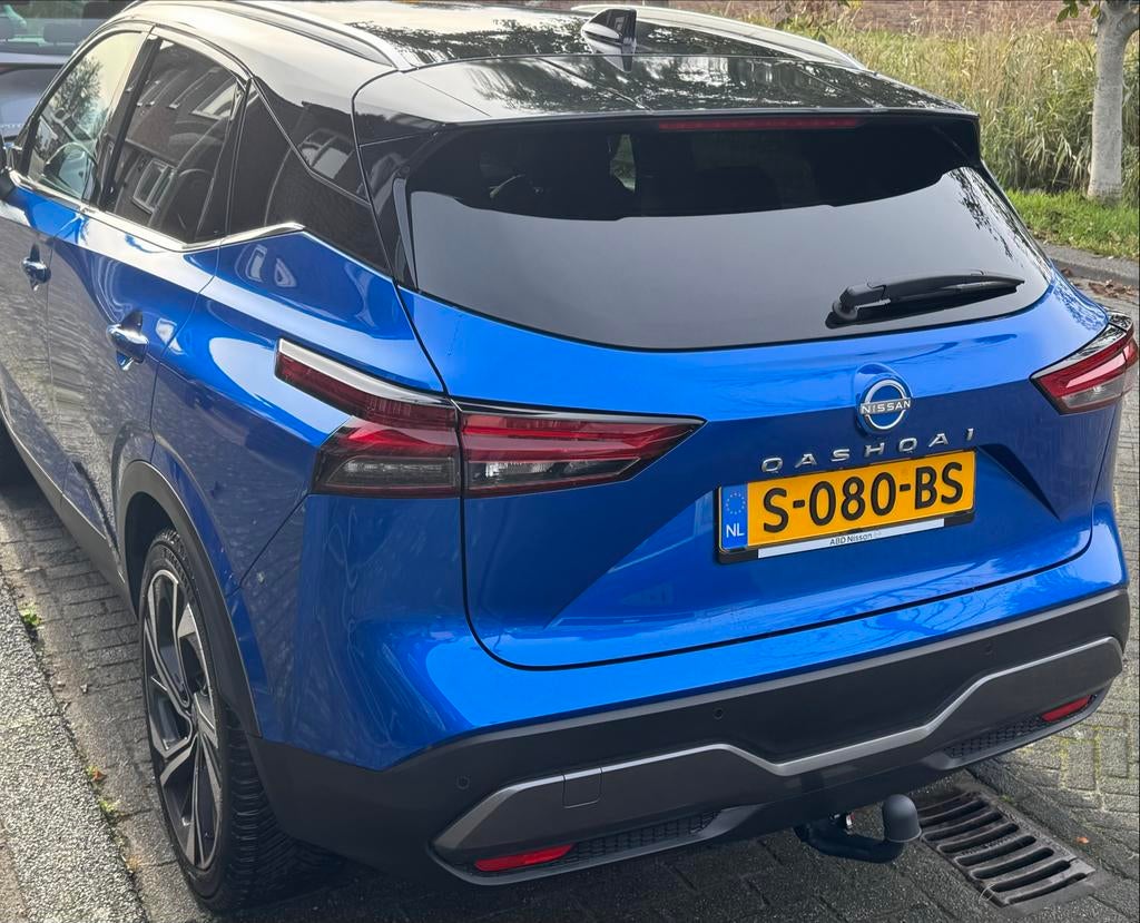 Nissan Qashqai 1.3 Tekna Plus Benzine 2023 Blauw, Automaat, Achterwielaandrijving, 1800 kg, 157 pk