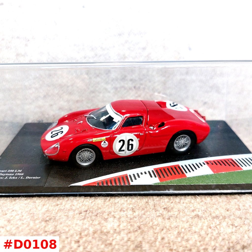 Ferrari 250 LM 24h Daytona 1966 #26 J. Ickx IXO Altaya 1:43, Ophalen of Verzenden, Nieuw, Auto, Overige merken