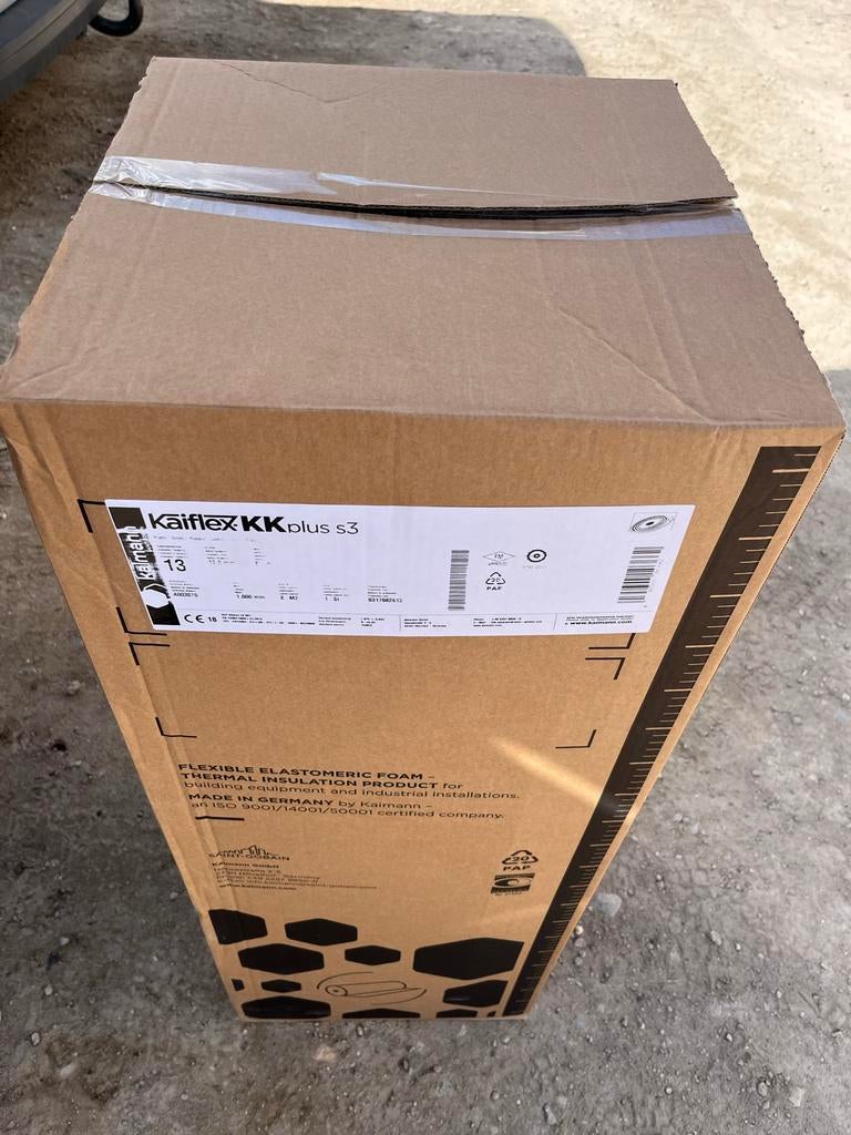 Armaflex KKplus isolatie 13mm (kaiflex variant), Doe-het-zelf en Verbouw, Isolatie en Afdichting, Minder dan 4 cm, Nieuw, Overige materialen