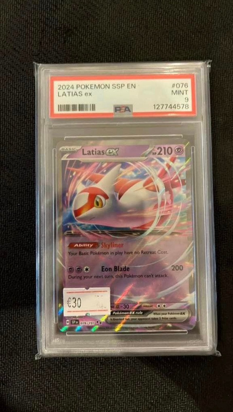 Latias 076/191 - Pokemon, Ophalen of Verzenden, Zo goed als nieuw
