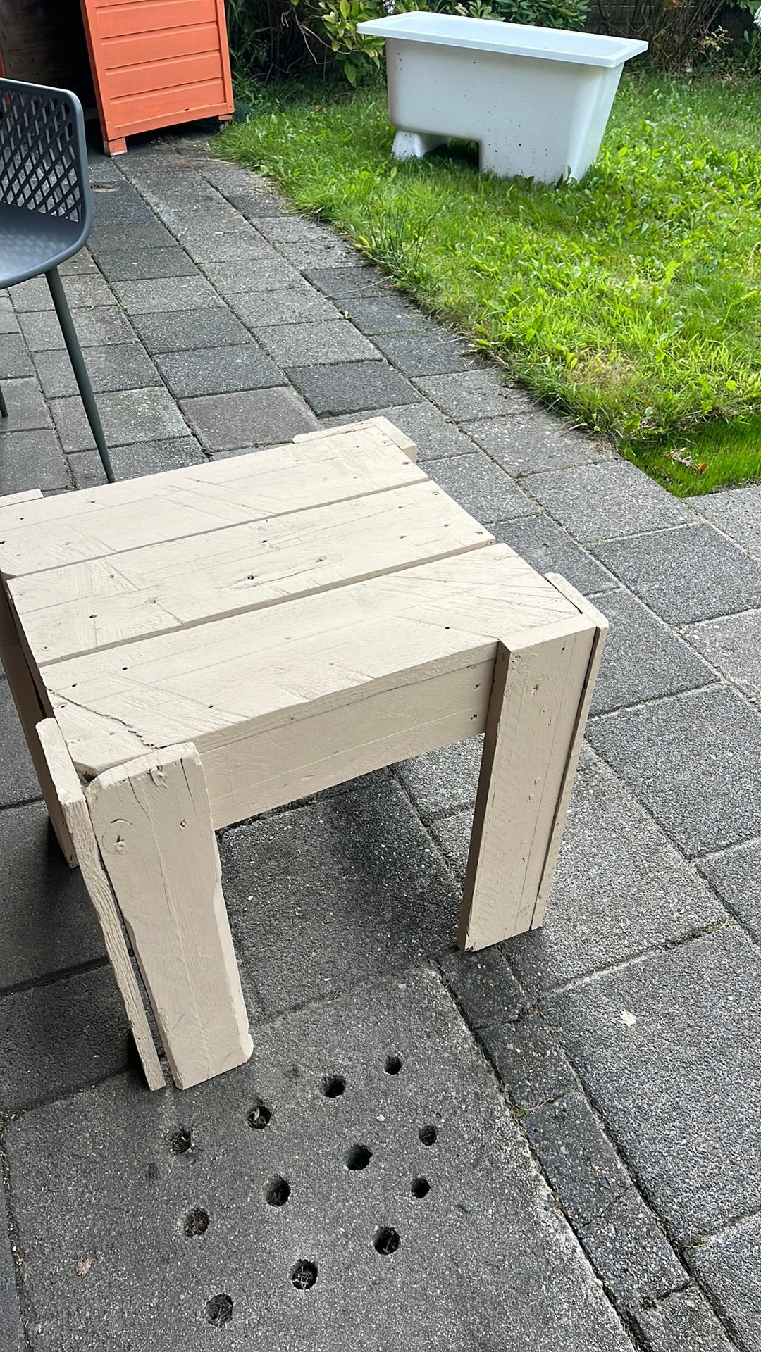 Tafeltje, Tuin en Terras, Ophalen of Verzenden, Zo goed als nieuw, Rond