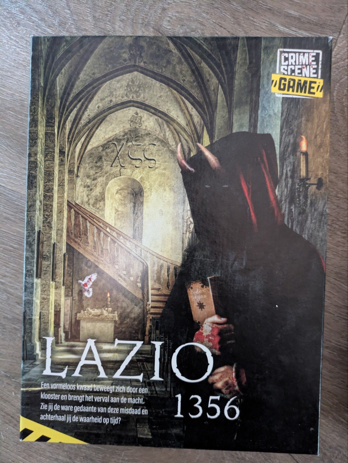 Crime Scene Game: Lazio 1356 - Mysterieus Klooster, Hobby en Vrije tijd, Ophalen, Zo goed als nieuw, Crime Scene Game