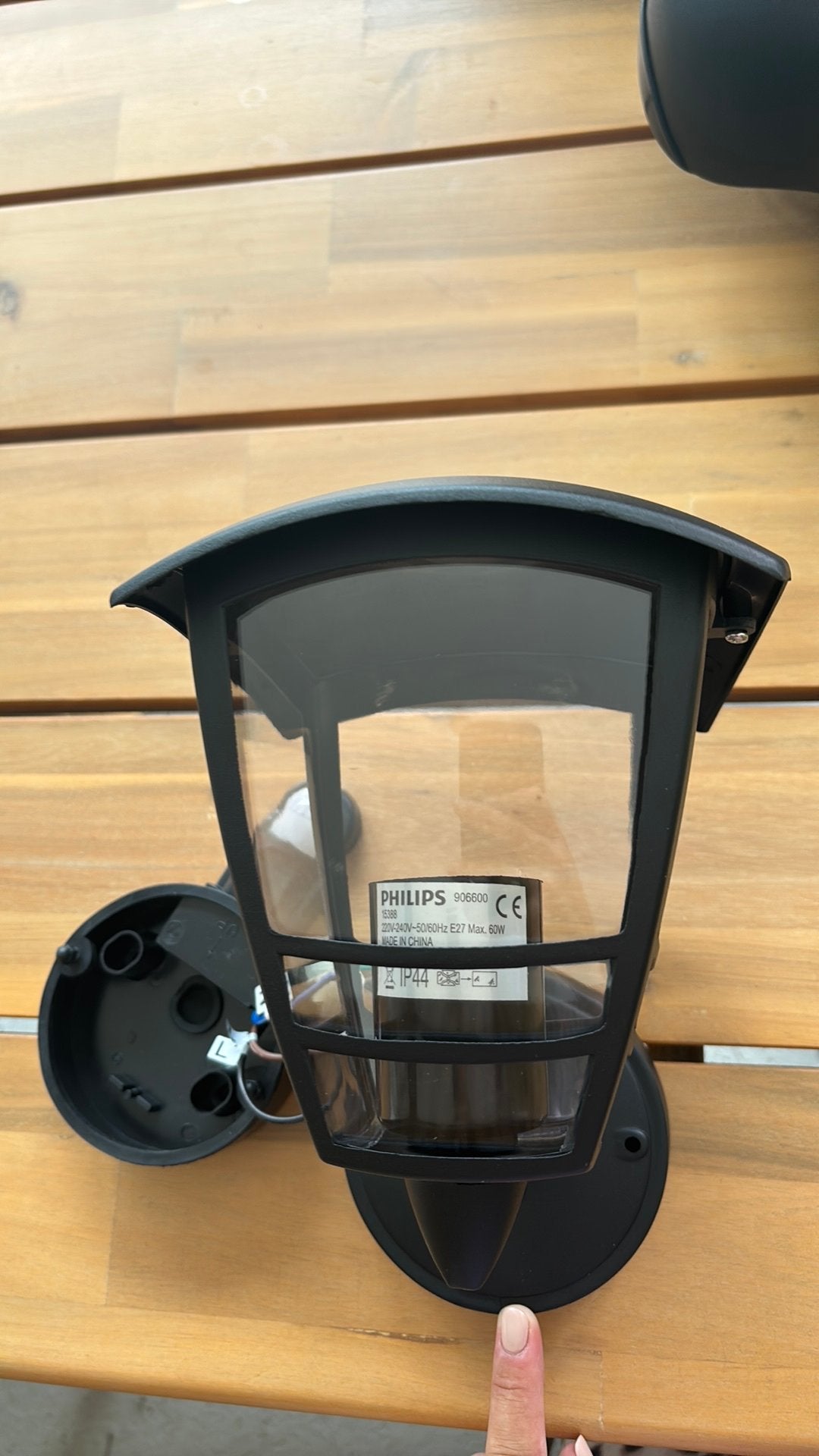 Nieuw in de doos buiten lamp, Bewegingssensor, Wandlamp, Ophalen of Verzenden, Netvoeding