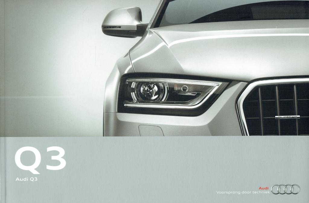 Folder Audi Q3 (2011), Verzenden, Zo goed als nieuw, Audi