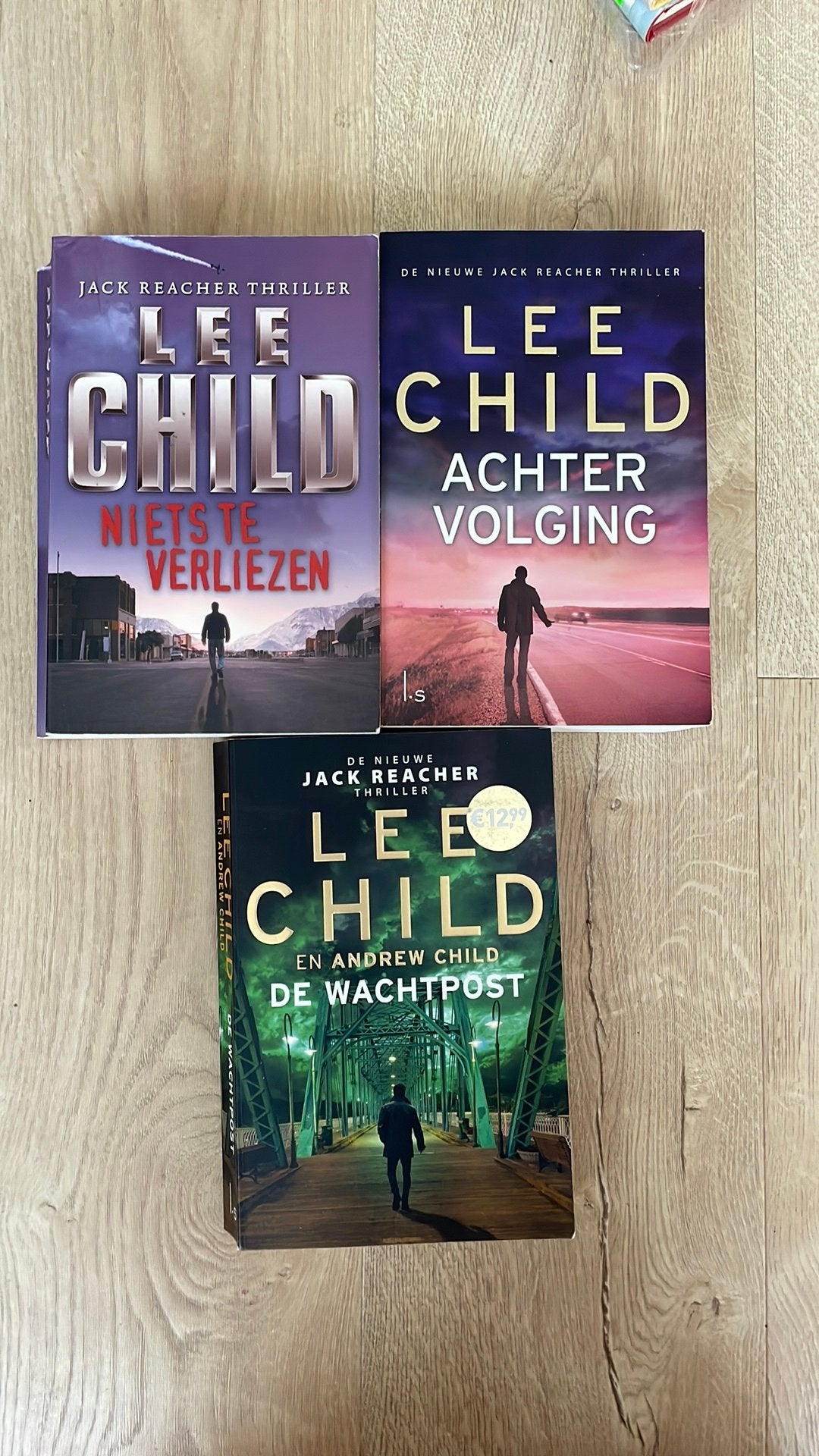 Lee Child: drie titels met Jack Reacher, Ophalen of Verzenden, Zo goed als nieuw