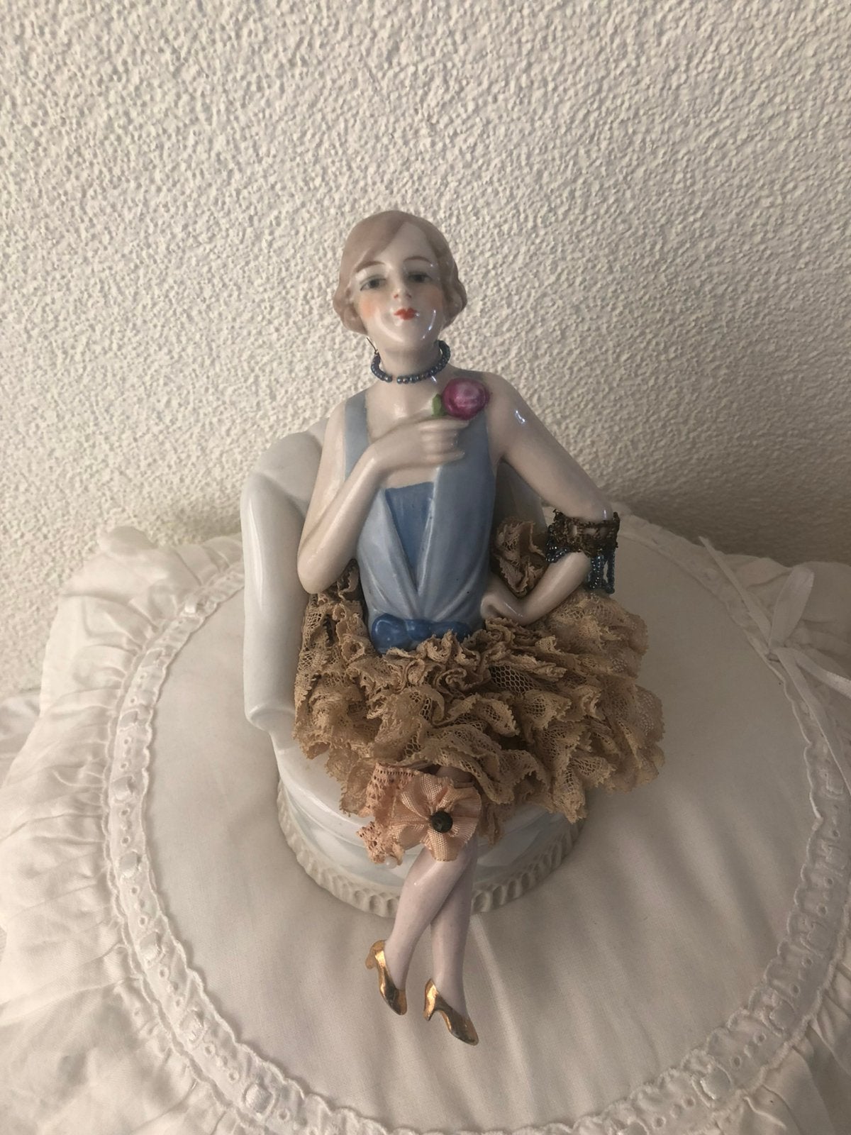 Art Deco beeldje, Ophalen of Verzenden, Zo goed als nieuw, Mens