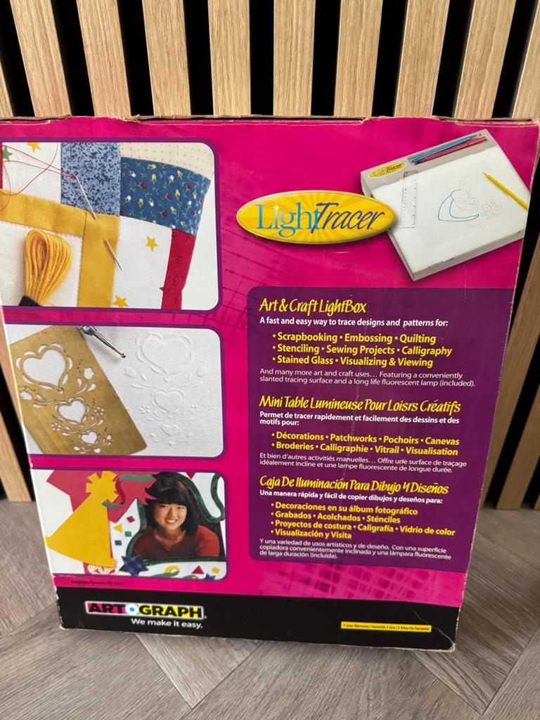 Artograph LightTracer Light Box - Tekentafel, Verzenden, Zo goed als nieuw, Artigraph lighttracer, Arthograph