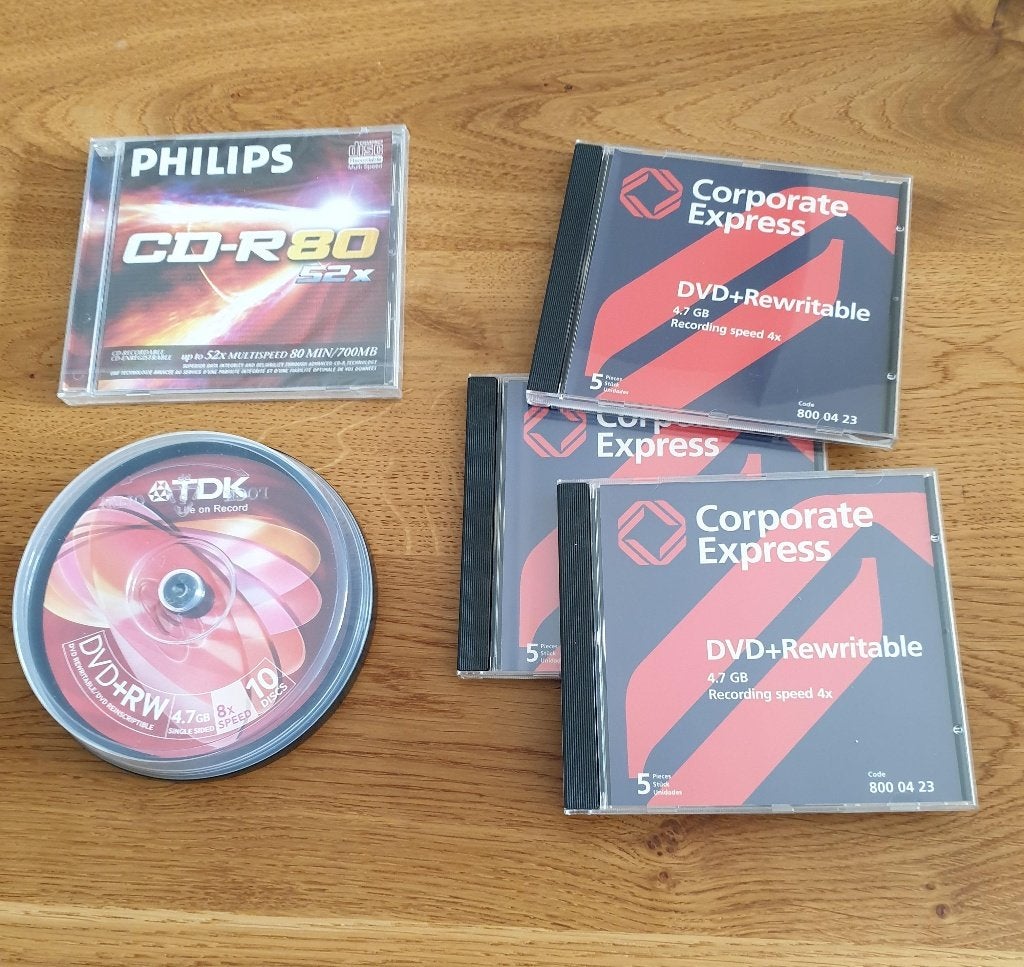 DVD+RW en CD-R schijven - Diverse merken en snelheden, Philips, TDK, Corporate Express, Herschrijfbaar, Nieuw, Ophalen of Verzenden