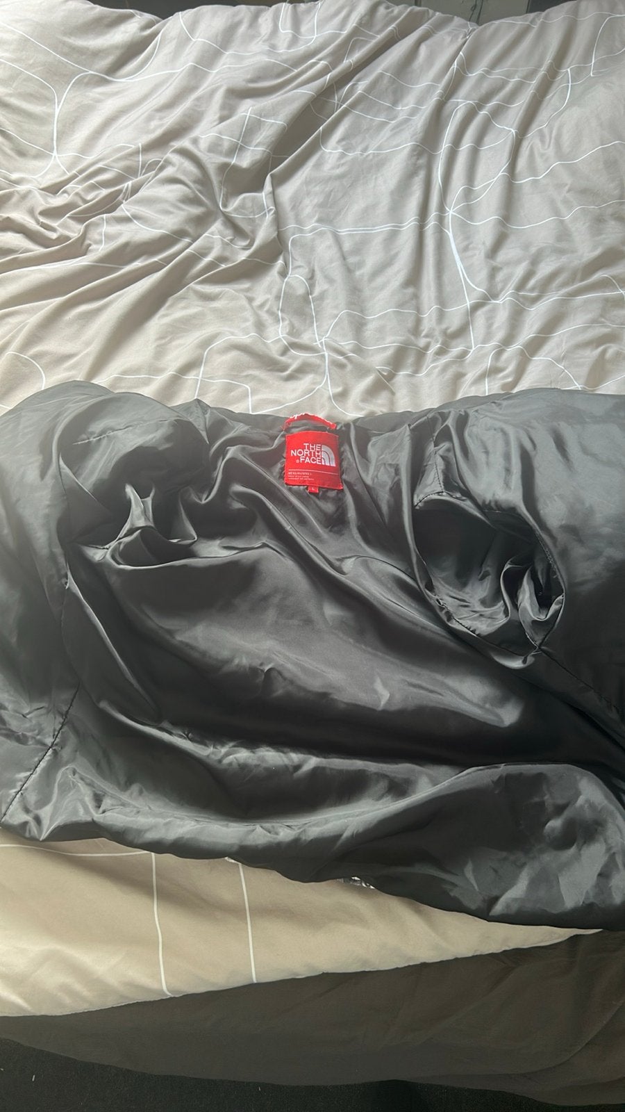 The North Face x Supreme Nuptse Jacket, Kleding | Heren, Ophalen of Verzenden, Zo goed als nieuw, Maat 52/54 (L), Meerkleurig